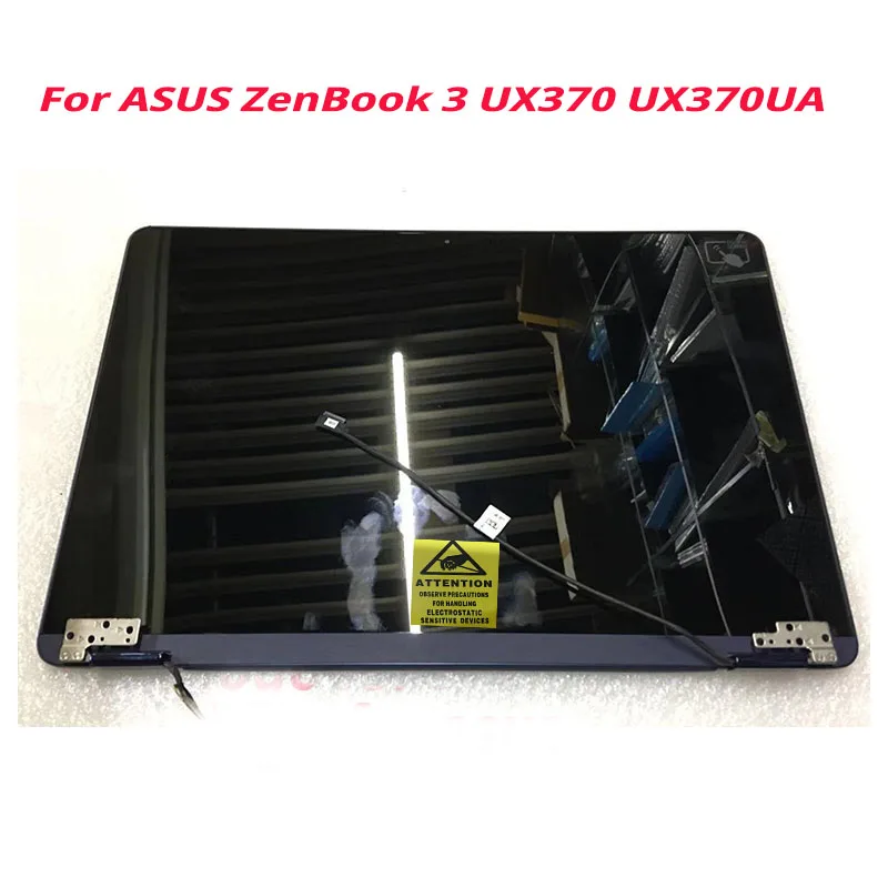 

13.3 INCH LAPTOP LCD ASSEMBLY 13.3" For Asus zenbook UX370 ux370u UX370UA UX370UAR UX370UAFTouch screen display full upper parts