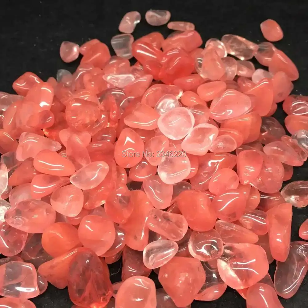 7-9mm 1000g Natural  Red melting stone Chakra Healing Reiki Fengshui Decoration