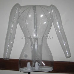 Free Shipping!New Arrival High Quality Transparent Mannequins Bust Inflatable Female Mannequin Hot Sale