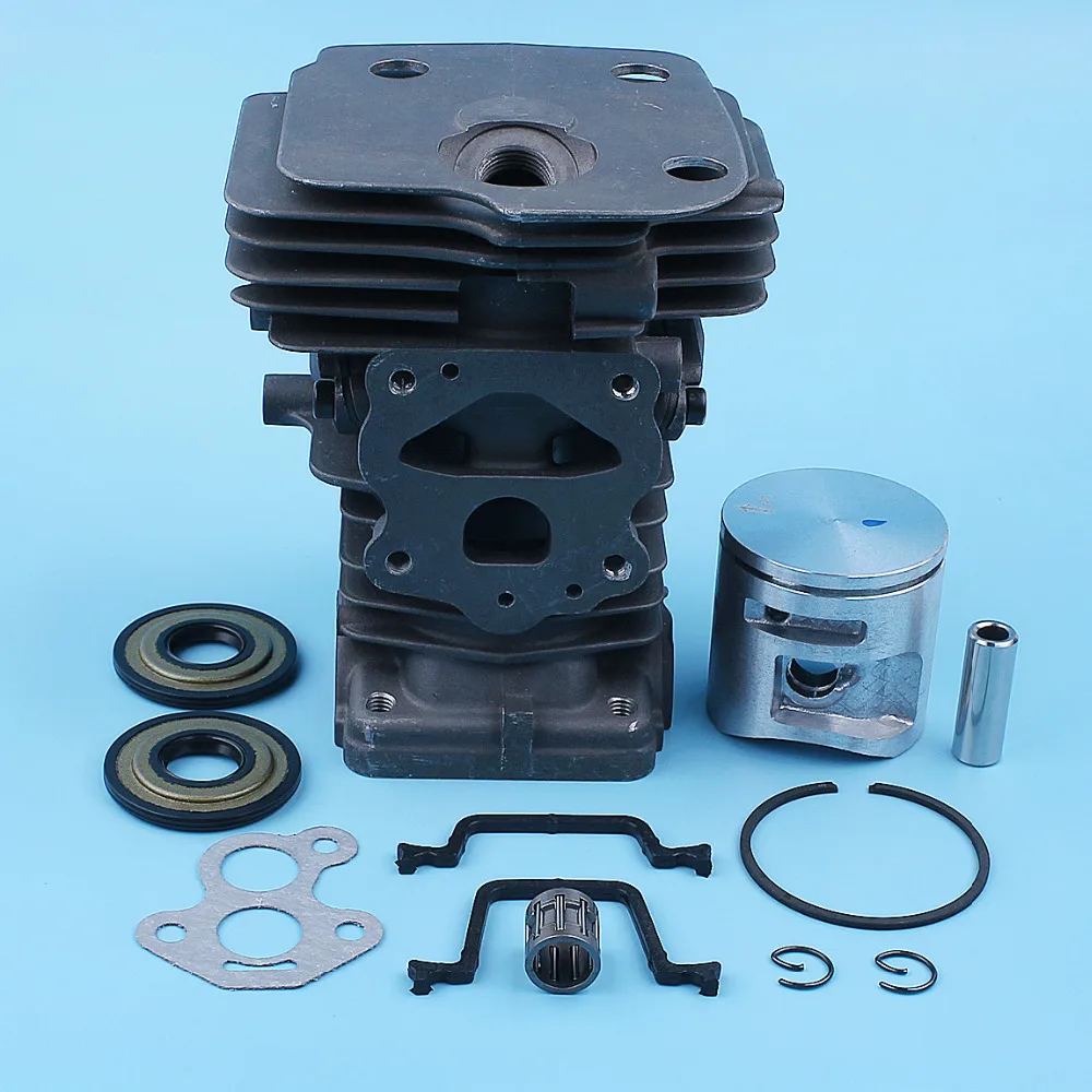 Kit de Vedação da Manivela para Pistão do Cilindro 44 mm para Husqvarna 450 Rancher 445 445e Motosserra Peças Sobressalentes de Rolamento de Agulha Banhadas