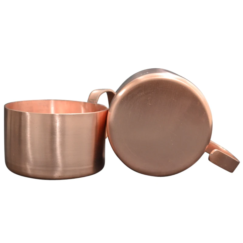 

Tumblers Pure copper Cup Handmade No Cover No Leakage 500ml