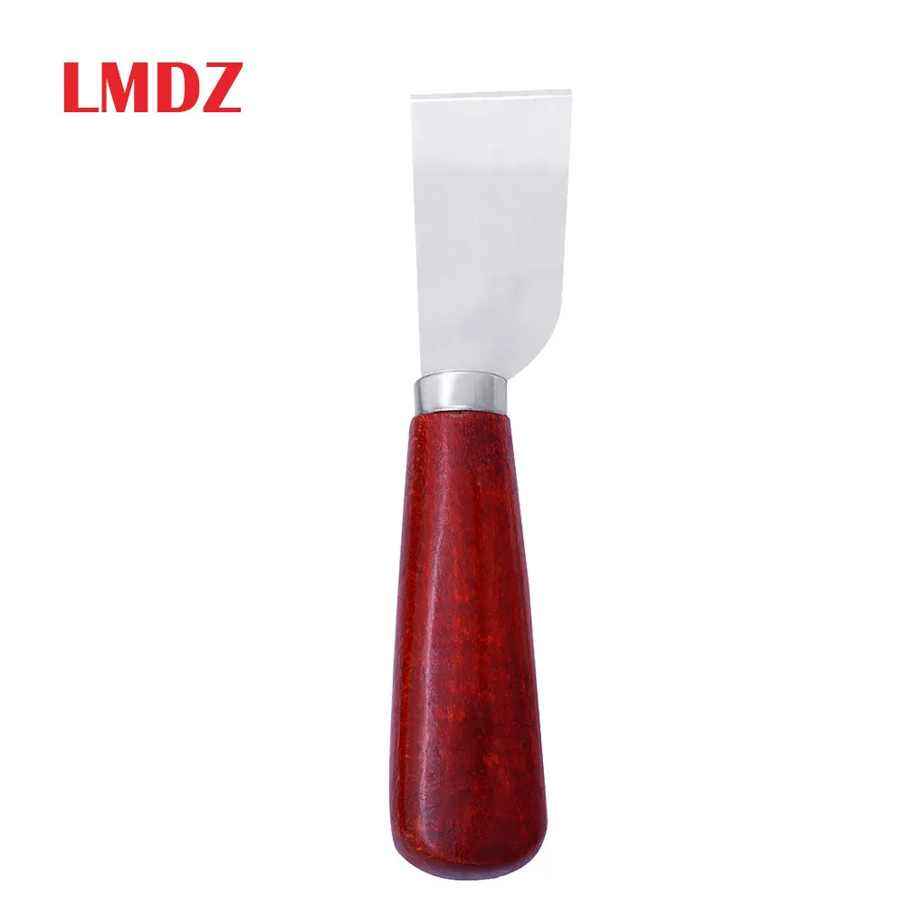 

PIC LMDZ Professional Leather Cutting Knife With Wooden Handle Protable Convenient Leather Craft Tool