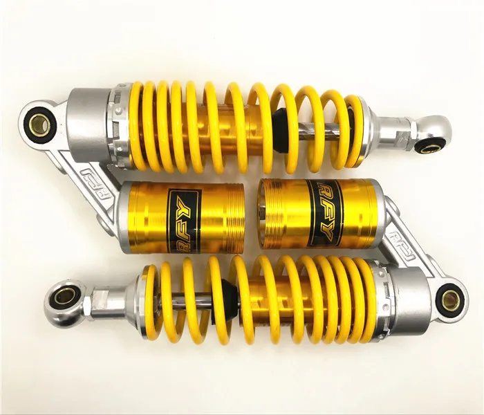 Universal 305mm 310mm 7mm spring shock absorber motorcycle assy for VIRAGO YAMAHA VIRAGO XV250 XV535 SR250 yellow & gold