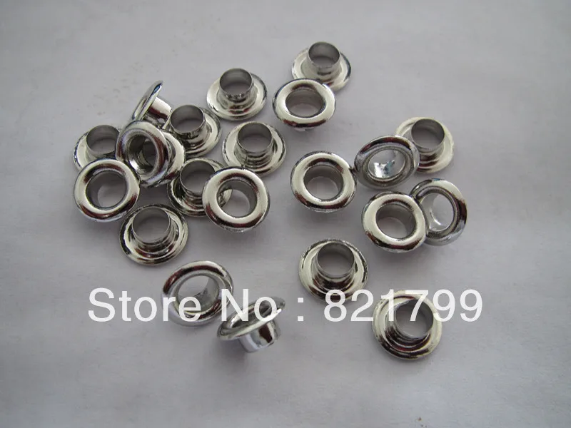 

10mm metal eyelets for cloths brass corn for apparel garment eyelet silver color