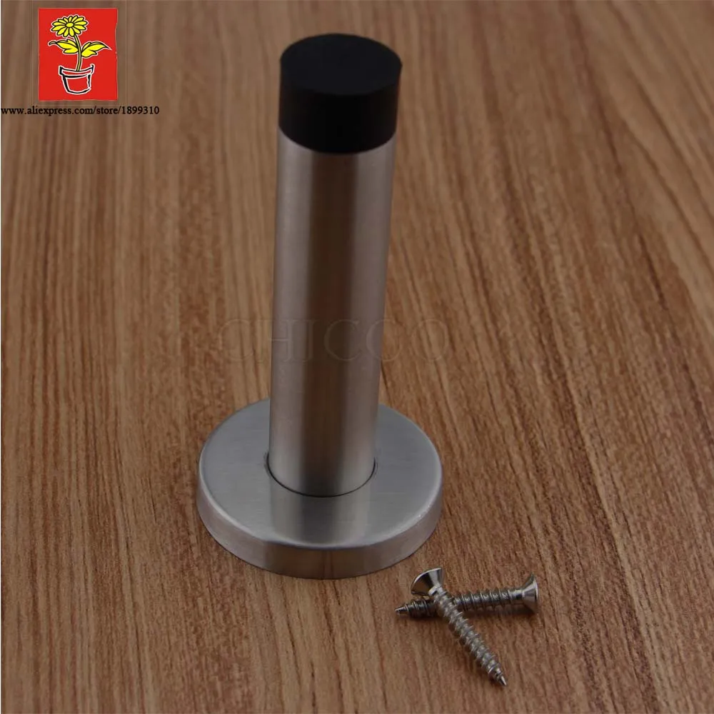 Wholesale 10Pieces 304 Stainless steel door stopper wall door stop plastic doorstops