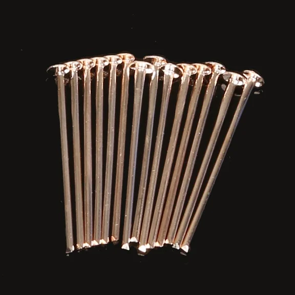 Mix Size 16 20 24 30 38 45mm Rose Gold Head Pins Findings T-Shape DIY Fashion Jewelry Accesories