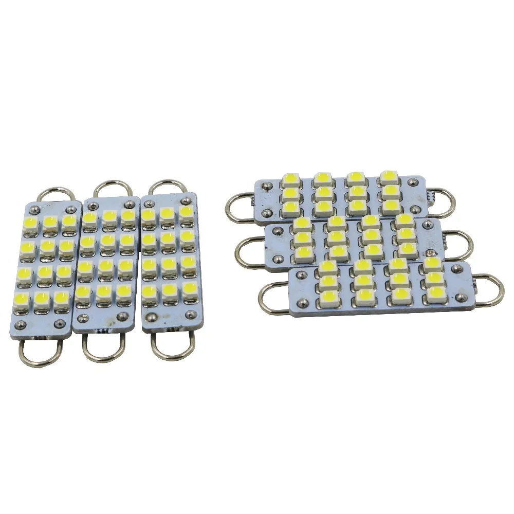 YSY 300x 44mm Festoon 1210 12-SMD Rigid Loop 561 562 567 LED Bulbs for Car Interior Map Dome Cargo light Lamps 211-2 212-2 White