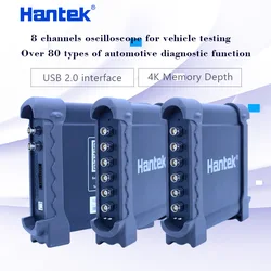 Hantek 8 Channels Automotive Oscilloscope with 80 type Ignition/Sensor/Bus detection/Performe/Starter function 1008B 1008C