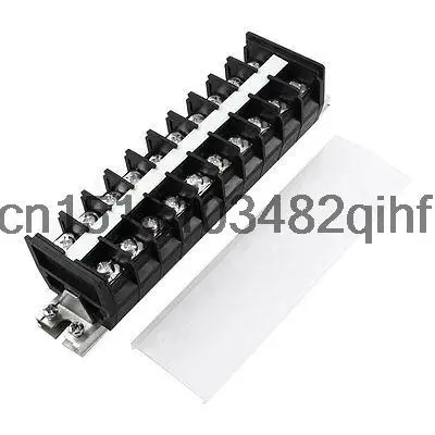 

17.5cm Long DIN Rail 20 Position 600V 30A 2 Row Screw Terminal Strip