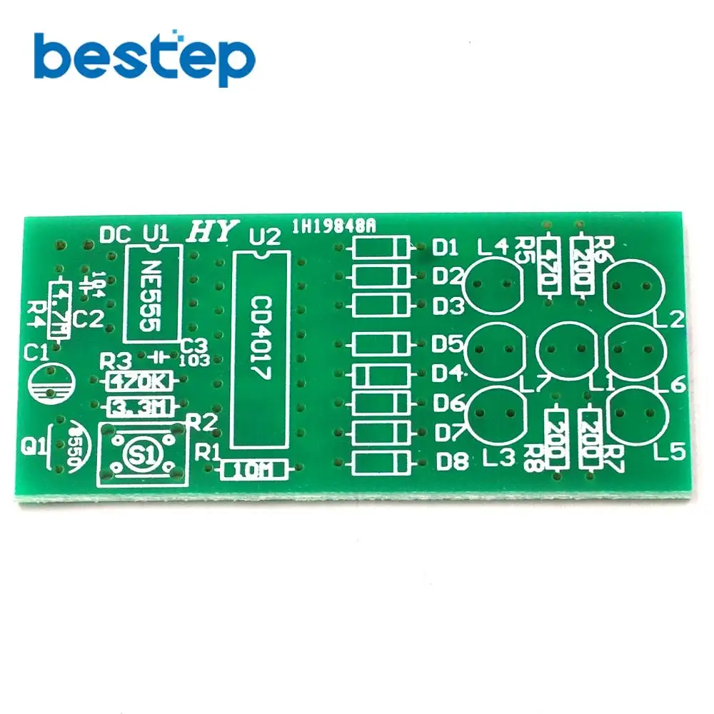 Electronic Dice Suite LED Dice Parts Fun Electronic Production DIY Kits Breadboard Electronic DIY Kit