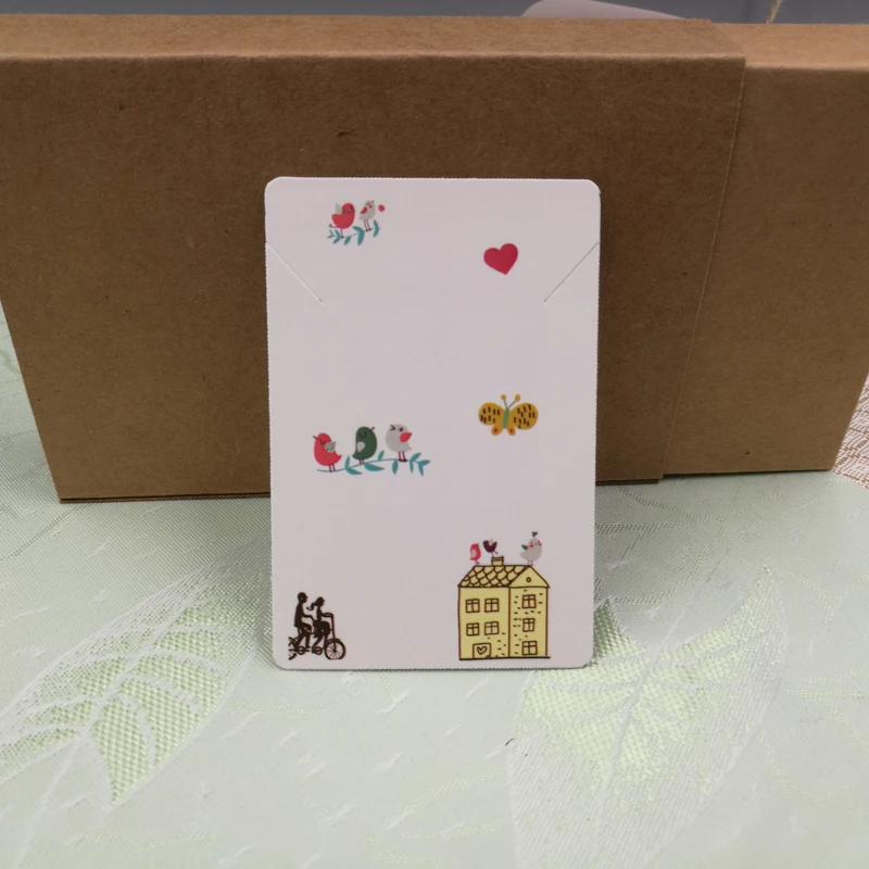 necklaces card kraft cardboard  accept custom order  Customize your own logo need add extra cost  MOQ:1000pcs jewelry sets