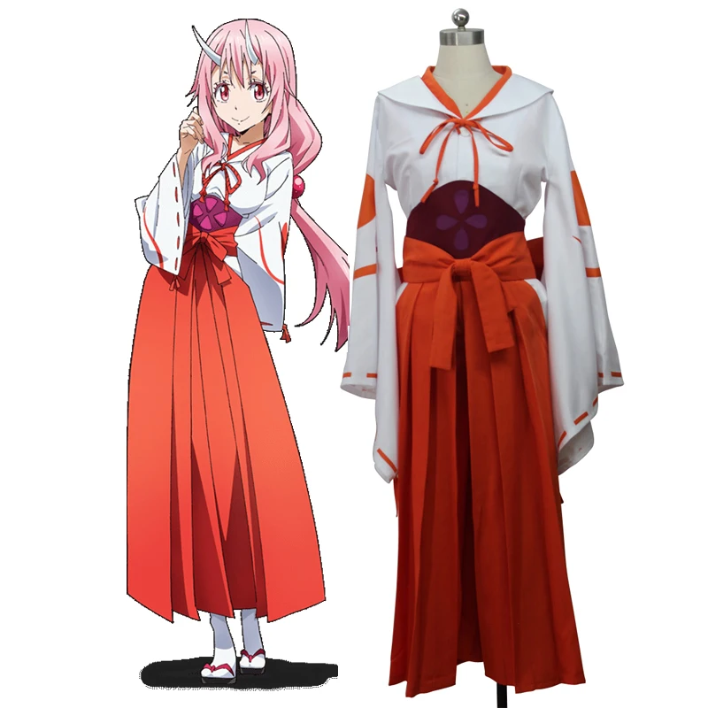 

That Time I Got Reincarnated as a Slime Tensei shitara Slime Datta Ken TenSura Fair Oni Onihime Shuna Kimono Cosplay Costume