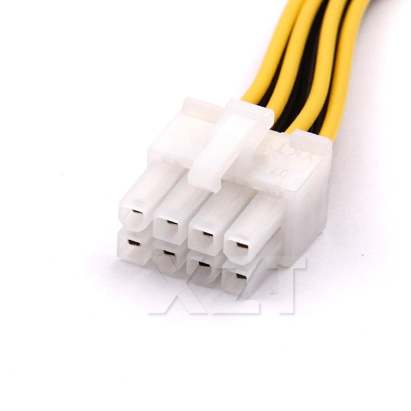 4 Pin Male to 8 Pin CPU Power Supply Adapter Converter ATX Cable 12V