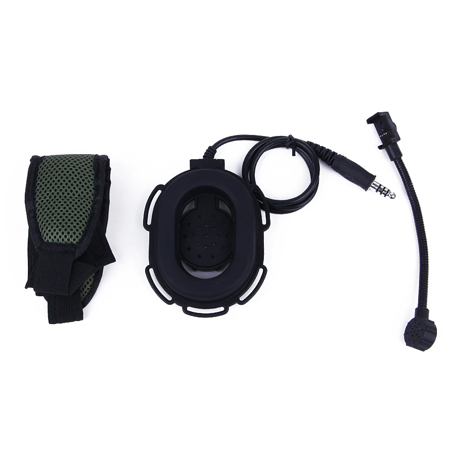 HD03 Z Tactical Bowman Elite II Headset Earpiece for Midland ICOM Motorola Baofeng Retevis TYT Two Way Radio (PTT not included)