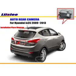 Cámara de visión trasera para coche, Kit de accesorios de aparcamiento, HD, CCD, para Hyundai ix35 2009-2013