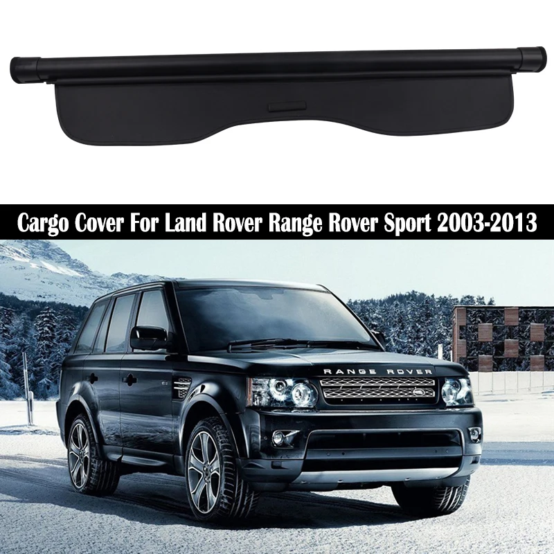 

Rear Cargo Cover For Land Rover Range Rover Sport 2003-2013 privacy Trunk Screen Security Shield shade Auto Accessories