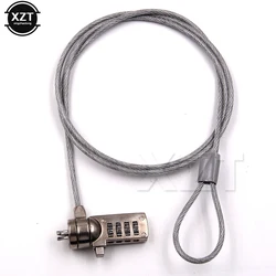 1pcs Laptop Lock Anti Theft Key Computer Notebook Travel 4 Digit Security Cable Chain High Quality