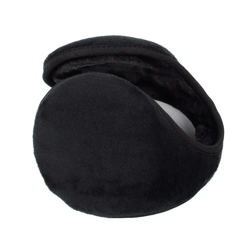 Adult Men Women Winter Outdoor Keep Warm Fleece Earmuffs Casual Comfortable Plush Cloth Thick Wrap Cover Ear Band Warmer Earflap