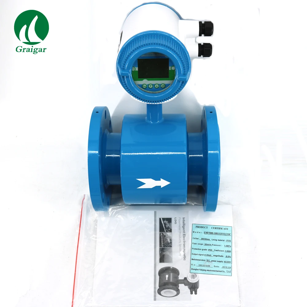 New DN100MM Electromagnetic Flow Meter With Automatic Operation Measuring Range DN10~ DN600 with Fast Shipping