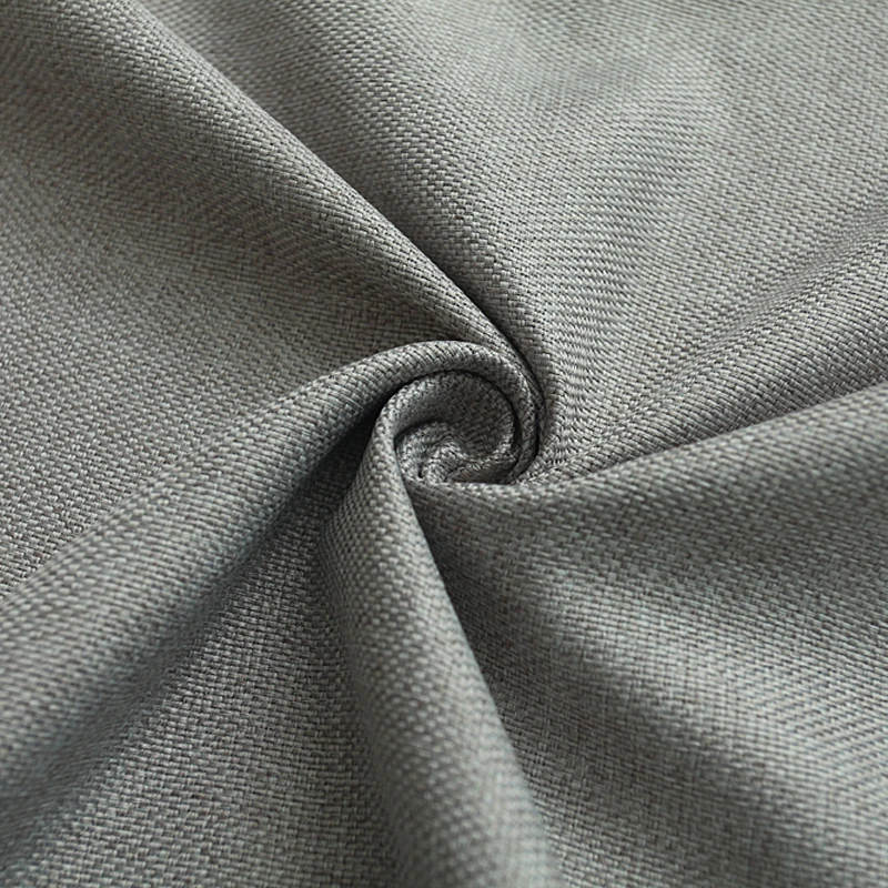 Solid Blackout Curtains for Living Room Bedroom Faux Linen Window Curtains Treatment Blinds Drapes Custom Made