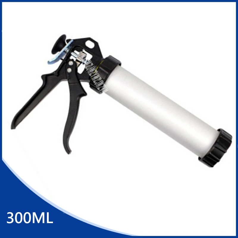 C20512 300ML Dual-use Glass Glue Gun Manual Thickening Aluminum Alloy Structure Soft Silicone Glue Gun