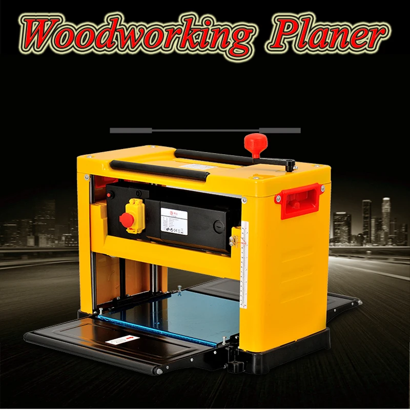 13 InchesWoodworking Planer Tool Multi-function 2000W High-accuracy Table Woodworking Thicknesser Wood Sander Bench Planer 12155