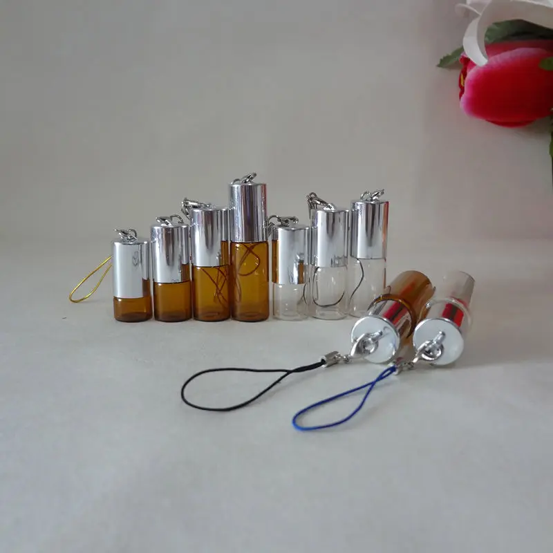 

1ml,2ml,3ml,5ml,10ml Glass Roller Bottles, Empty Clear Roll on Bottle for Essential Oil Mini Sample Vial F138