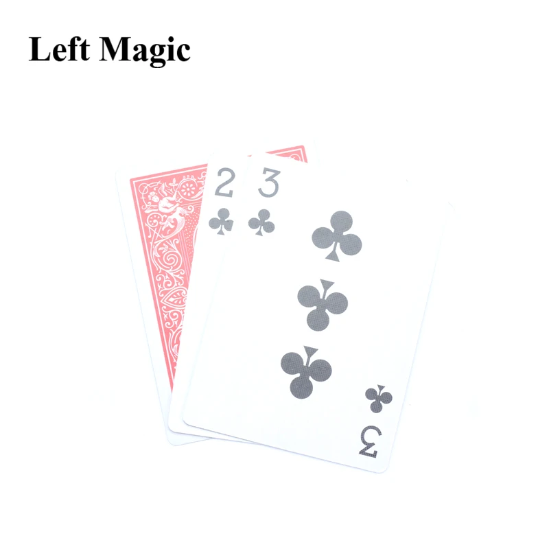 1 Pcs 3 Cards Monte Magic Card Three Card Poker Monte Card Trick Easy Classic Magic Tricks For Close Up Magic Illusion C2019