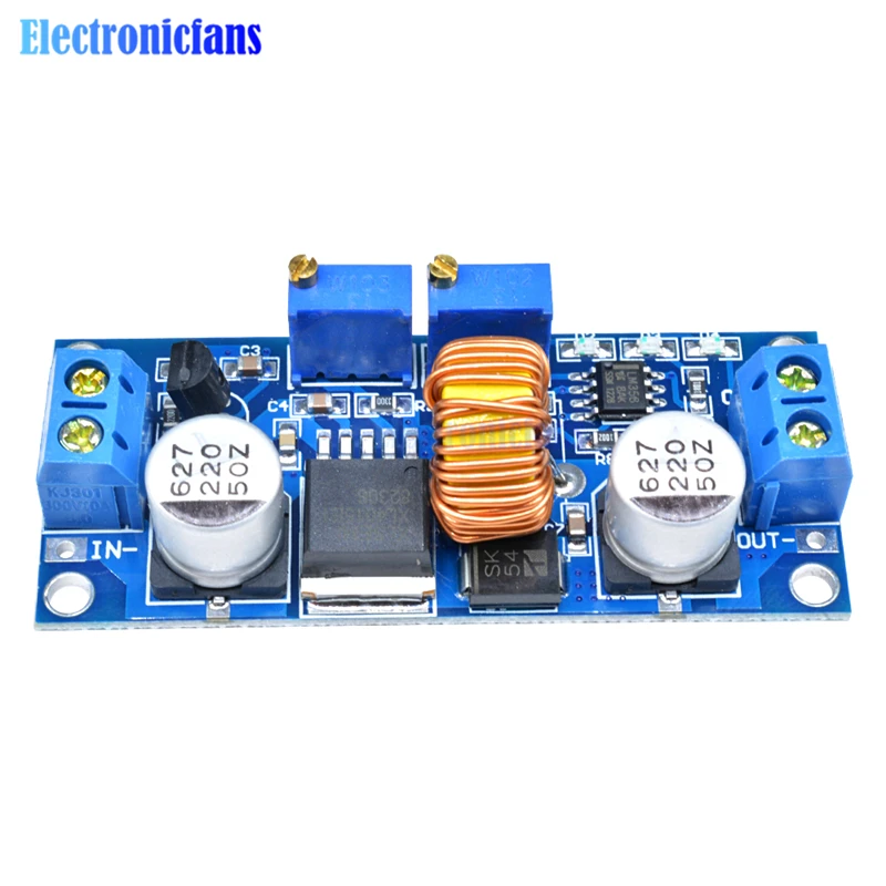 Hocheffizientes CC/CV 5A Lithium-Ladegerät-Board XL4015, einstellbares Step-Down-Stromversorgungsmodul, 6-38V auf 1,25-36V DC – Detail 9