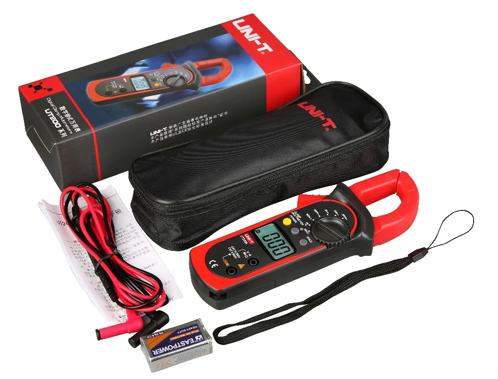 UNI-T UT200A Digital AC DC Clamp Meter 4000 Counts Electrical Current Voltage Tester with High Performance