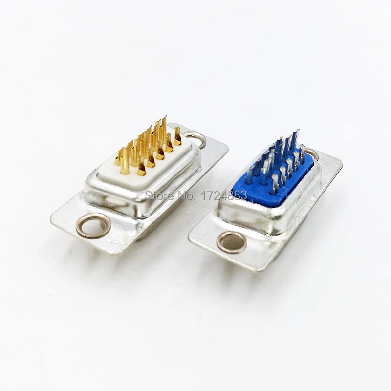 10PCS DB15 connector core VGA Plug connector 2row 3 row  hole/pin  female Male port socket adapter D Sub DP15 image 6