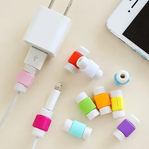 8 Màu Sắc Đơn Giản Vuông Sét Cáp Dữ Liệu USB Sạc Dòng tiết kiệm bảo vệ đối apple/iphone ipad mini pro ipod iwatch dây