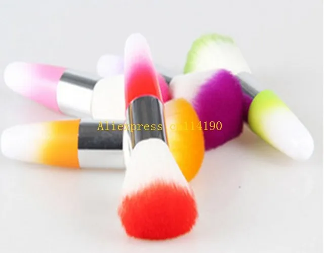 

500pcs/lot Free Shipping 2016 New UV Nail Art Brush Powder Dust Remover Brush Make Up Foundation Brush