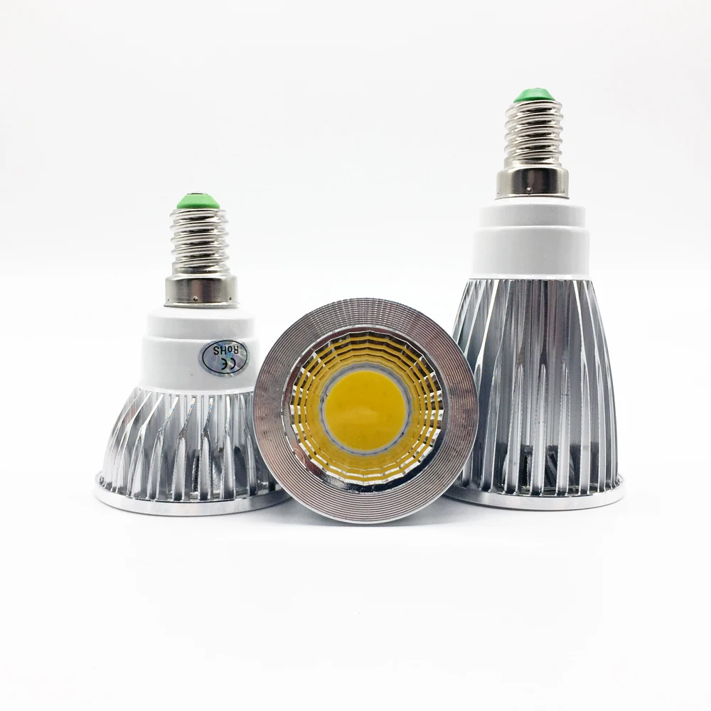 Bombillas de luz Led súper brillantes GU10 COB, foco LED cálido/blanco, 85-265V, 6W, 9W, 12W, GU10