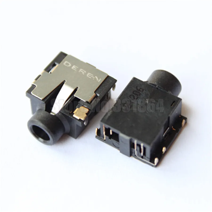 50-100pcs/lot Audio Jack Port Connector for HP Pavilion G4 G6 G7 G4-2000 G6-2000 G7-2000 Motherboard Headphone MIC Port 6-pin