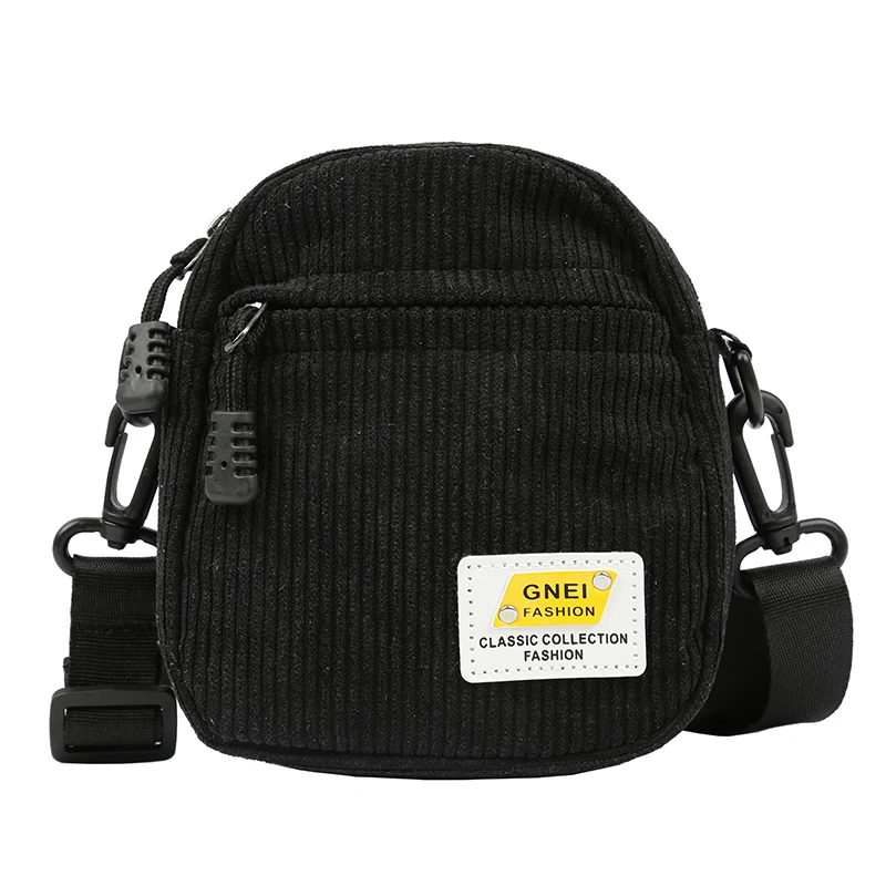 المرأة حقيبة كتف قماش صغير سروال قصير القماش حقيبة ساعي للهاتف مفتاح الوردي حقائب كروسبودي لطيف سستة محفظة لفتاة