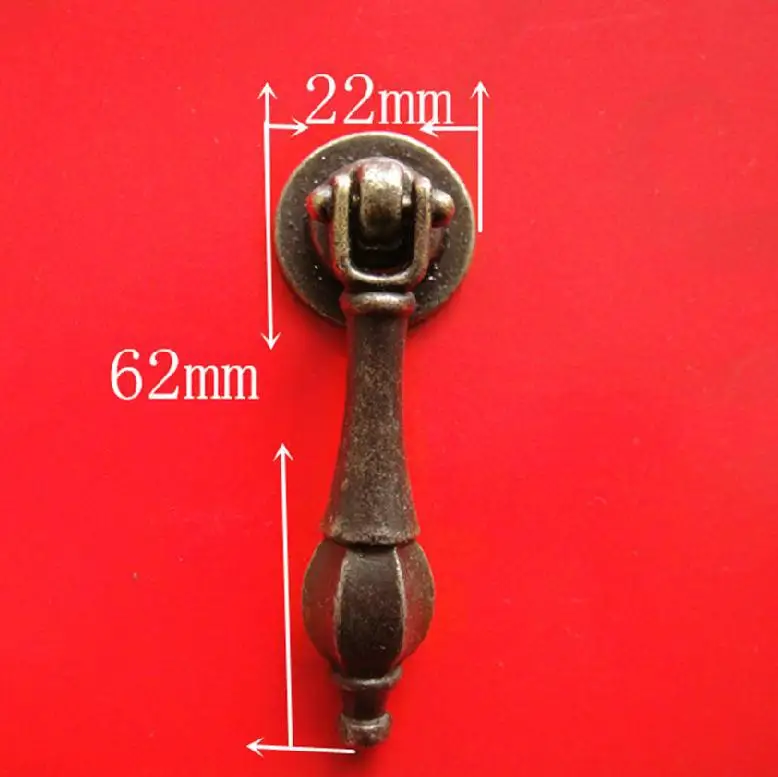 

20pcs Drawer Handle Antique Metal Decoration for Ambry Wooden Box Cabinet Doors Diy