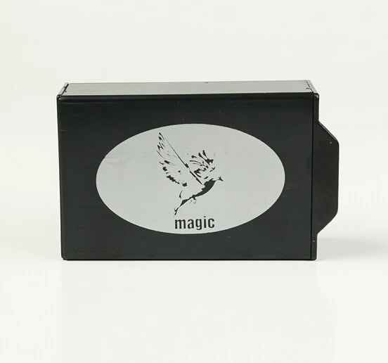 Wholesale 100pcs EMS Variety Magic Props Plastic Magic Box Black Box Pull Box Magic Tool Magic Toy Easy To Use YH164