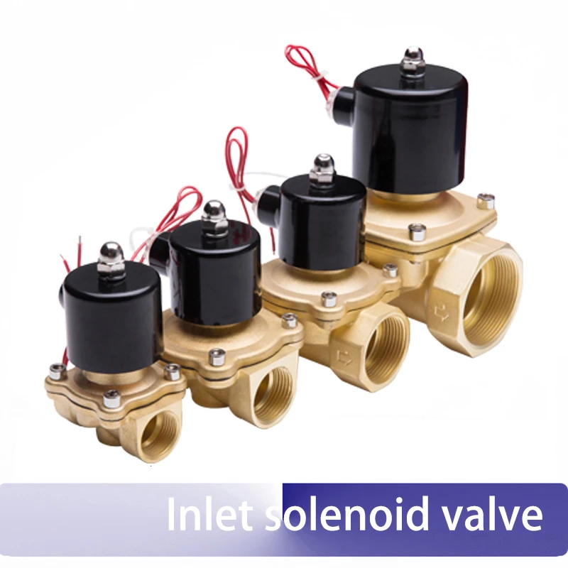 

DN15 DN20 AC220V DC24V Electromagnetic valve normal close inlet valve for Non-corrosive water, oil, gas, etc.