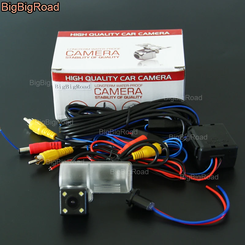 BigBigRoad Auto Achteruitrijcamera Reverse Backup Camera Met Filter/Power Relay Voor Toyota Vios/Etio's/YARiS L 2015 2016