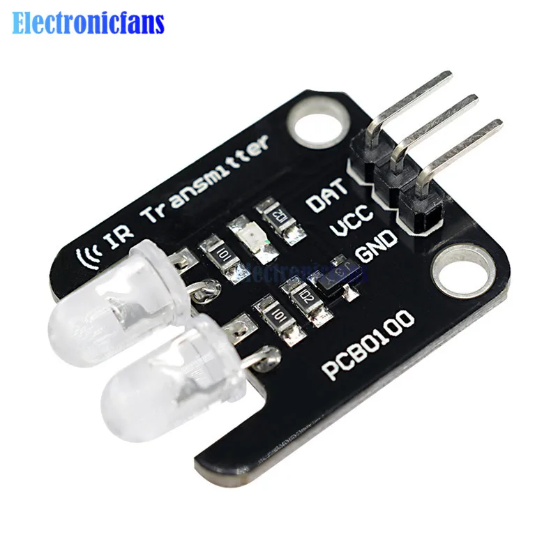 2-Kanal 5V Digitaler Pegelanzeiger Elektronische Bausteine IR Infrarot-Sendermodul für Arduino 28x22mm Zwei-Wege-Fernbedienung – Detail 6