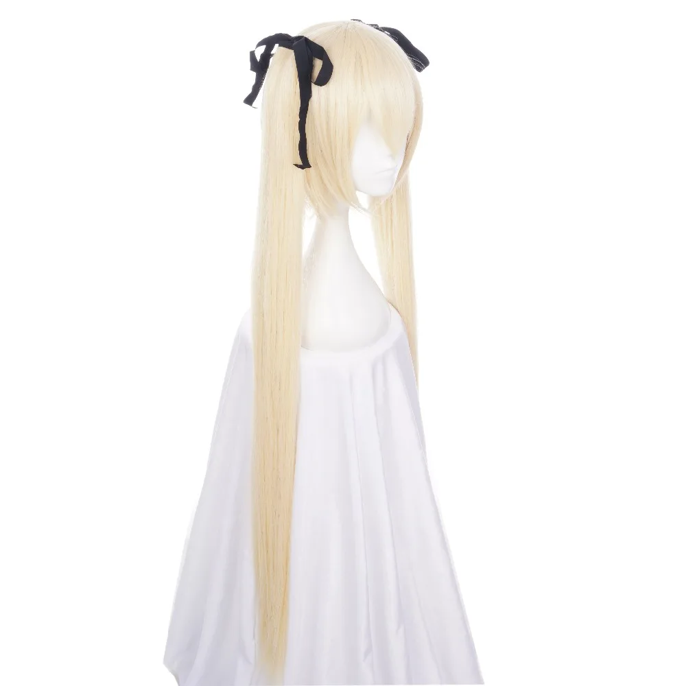 ccutoo Yosuganosora Kasugano Sora In Solitude Cosplay Wig 100cm Blonde Synthetic Hair Costume Wig Heat Resistance Fiber