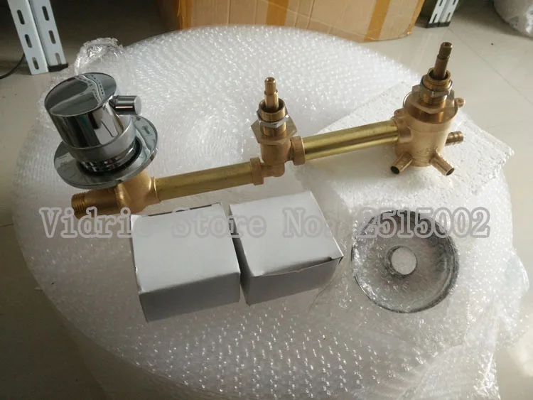 

3 Tap connect 3/4/5 gear intubation/screw thread thermostatic faucet, Bathroom mixing valve bathtub faucet hot and cold switch