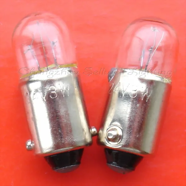 

Miniature light 24v 3w ba9s A568 GREAT 10pcs sellwell lighting