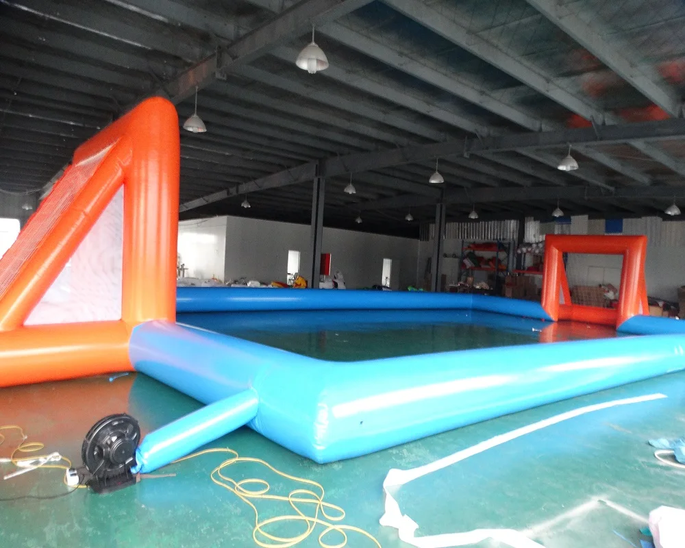 Inflatable Bouncy Games New design 20*10m  inflatable soccer field for sport game