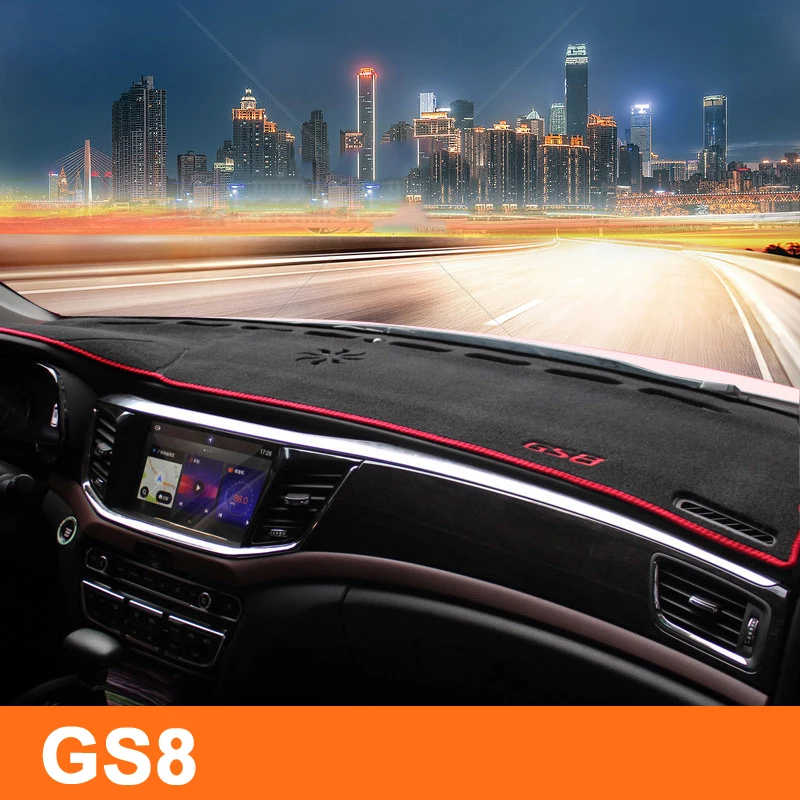 

For GAC Trumpchi GS8 2017-2020 2021 LHD Car Dashboard Covers Mat Avoid Light Pad Instrument Platform Cushion Carpets Accessories