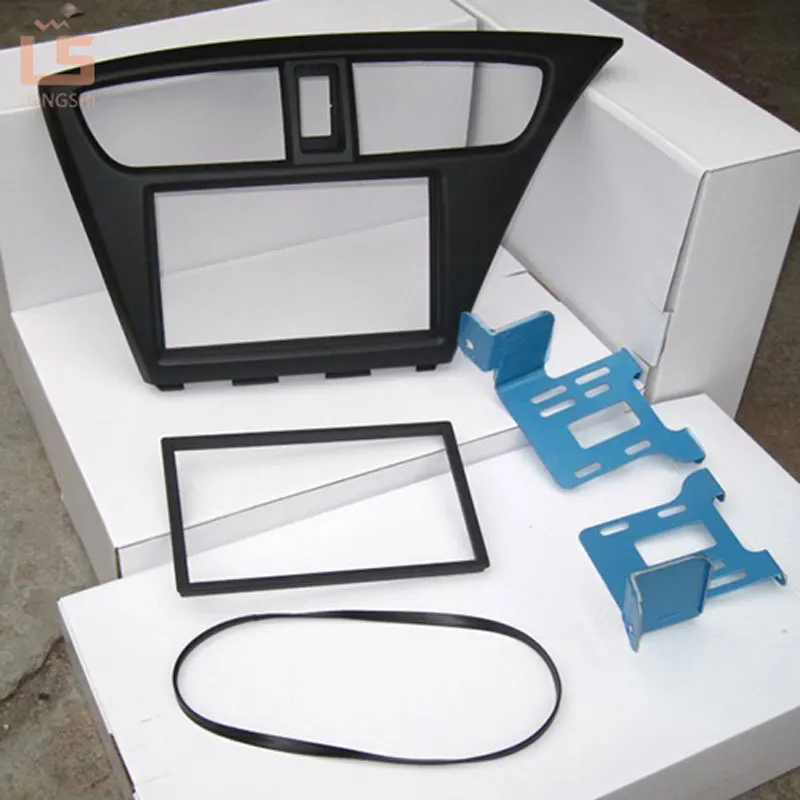 Car refitting DVD frame,DVD panel,Dash Kit,Fascia,Radio Frame,Audio frame for 2012Honda Civic(European right),2din