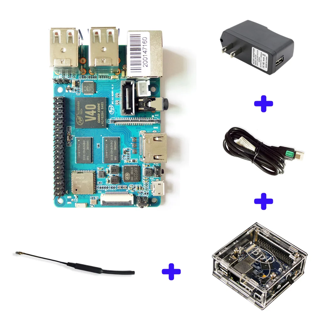 Banana Pi BPI M2 Berry Dual Core Mali 400 MP2 GPU 1G LPDDR3 Open-Source Development Board Same Size as Raspberry Pi 3