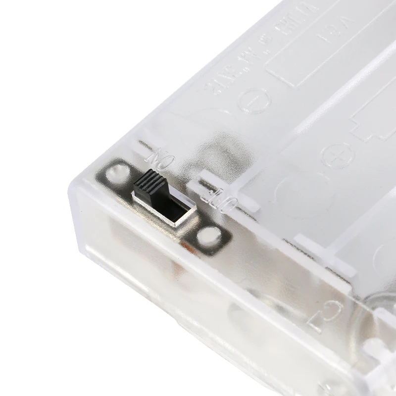 10/5Pcs 3 AA Battery Holder Box Case With Switch New 3 AA Battery Holder Box Case With On-Off  Switch Wire