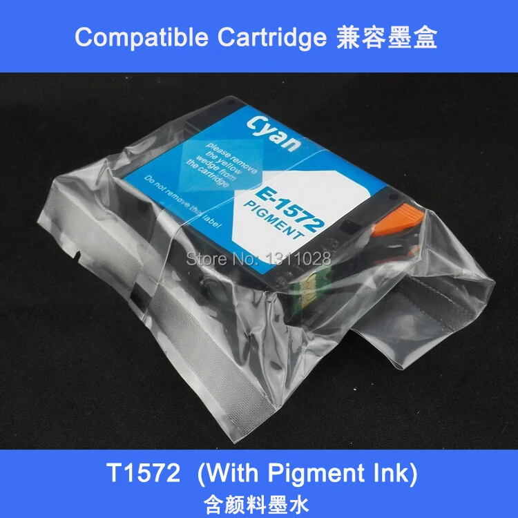 Cartucho de tinta T1572 Compatible con 1 paquete para Epson R3000